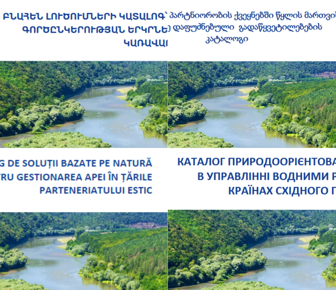 Catalogue of Nature-Based Solutions Now Available in Armenian, Georgian, Romanian, and Ukrainian! 